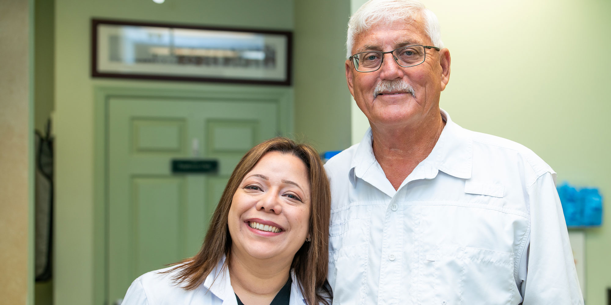 Doctor smiling with Patient